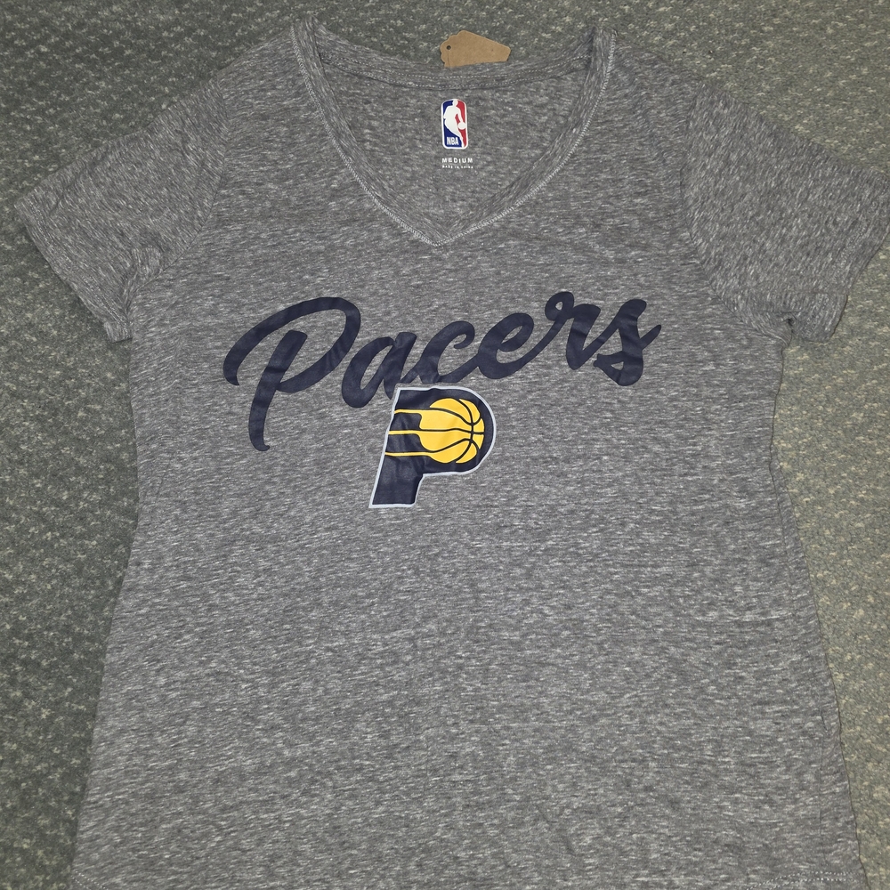 Pacers Gray V-Neck T-Shirt